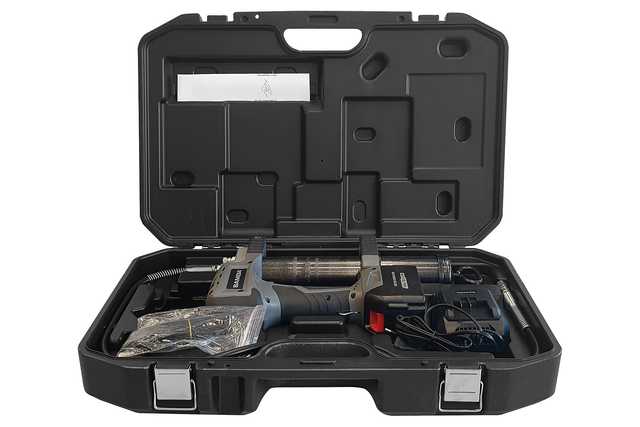 Akkufettpresse 20V Li-Ion mit Hochdruckschlauch – Bild 13