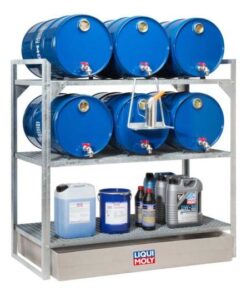 Fassregal für 6 x 60 l Fässer