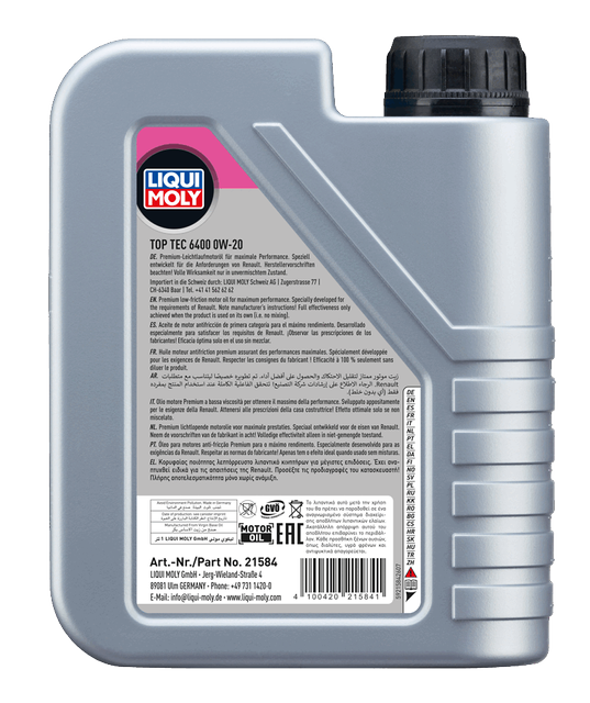 LIQUI MOLY Top Tec 6400 0W-20 – Bild 13