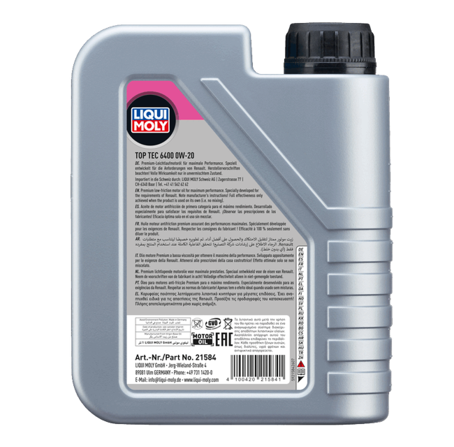 LIQUI MOLY Top Tec 6400 0W-20 – Bild 4