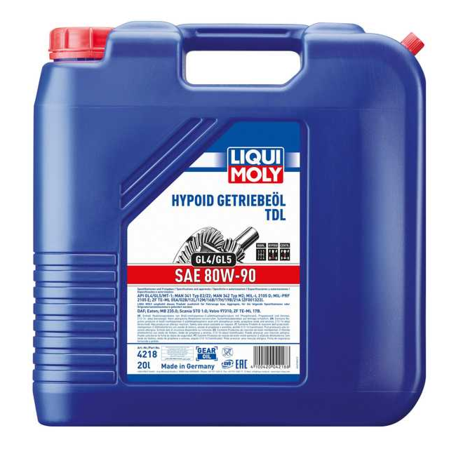 Hypoid-Getriebeöl (GL4/5) TDL SAE 80W-90 – Bild 7