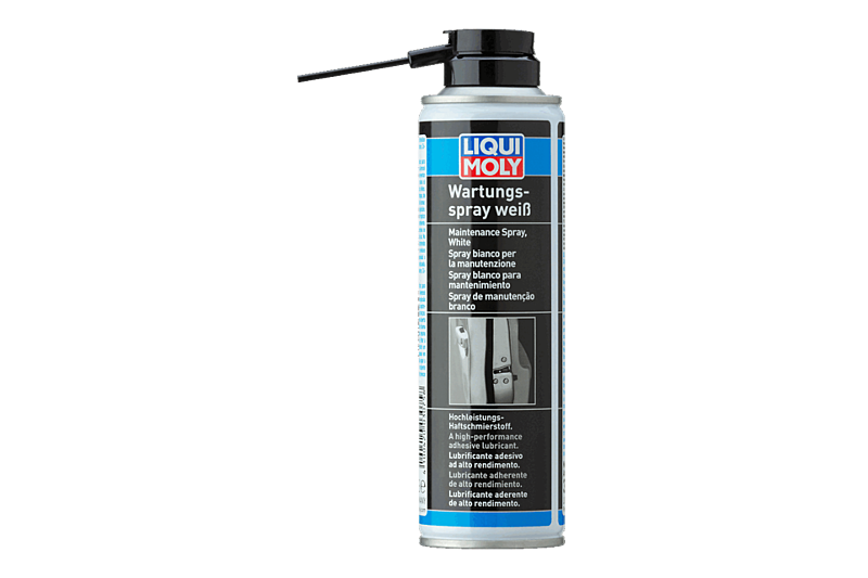Wartungsspray weiß