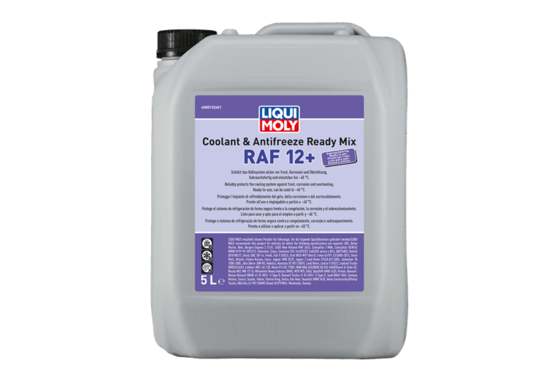 Coolant & Antifreeze Ready Mix RAF 12+