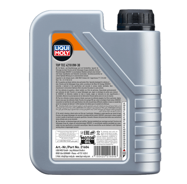 LIQUI MOLY Top Tec 4210 0W-30 – Bild 4