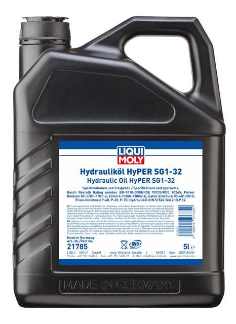 Hydrauliköl HyPER SG1-32 – Bild 8